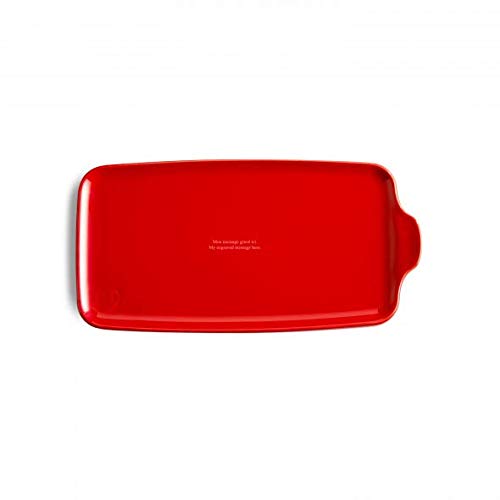 Emile Henry Large, Burgundy Appetizer Platter, 12"x 6"