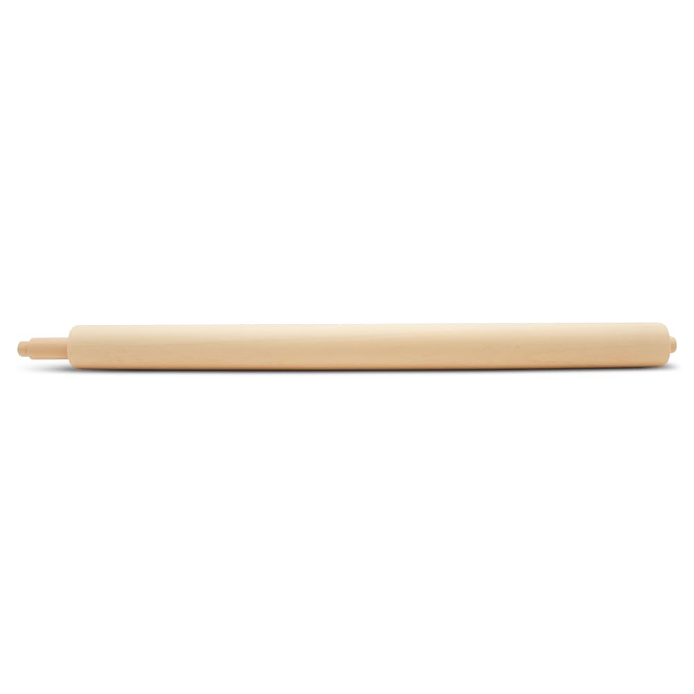 Wooden Paper Towel Holder Wall Mount Spring Rod 12-5/8-inch, Pack of 1 Under Cabinet Paper Towel Holder Wood Rod for Kitchen, by Woodpeckers