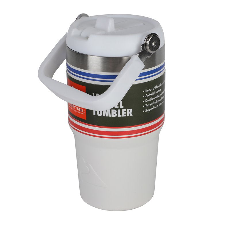 18 oz Stainless Steel Insulated Swivel Tumbler - Red & Blue Stripes