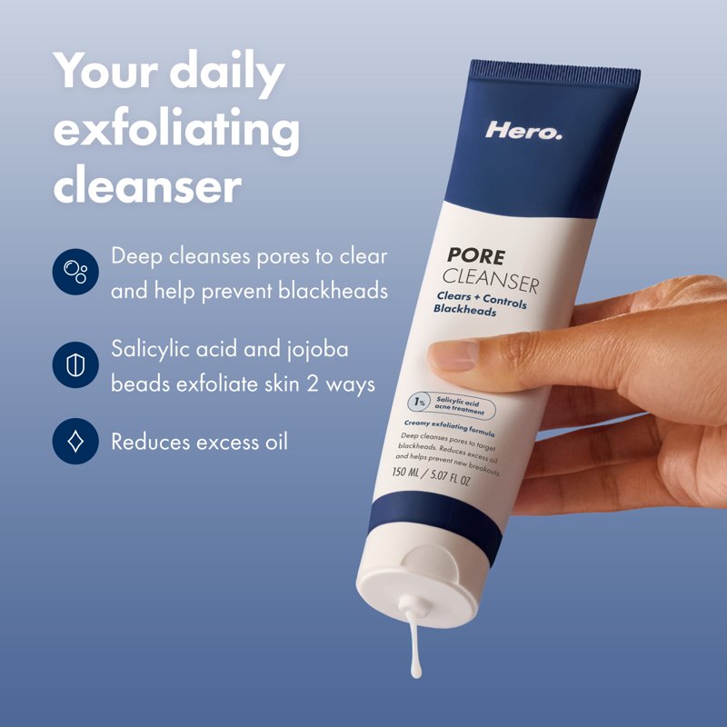 Pore Cleanser with 1% Salicylic Acid - 150 ml Acne Treatment