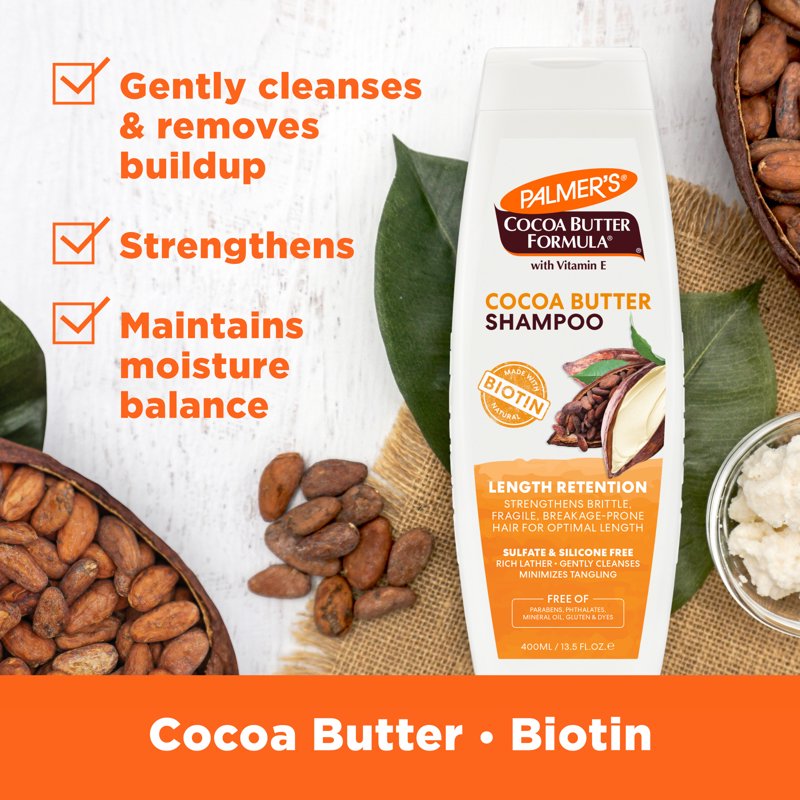 Length Retention Shampoo with Biotin for All Curl Patterns - 13.5 fl. oz.