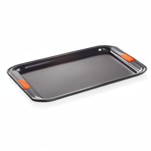 Le Creuset Non-Stick Carbon Steel Bakeware Square Baking Sheet, 31 cm, Black, 46093310010000