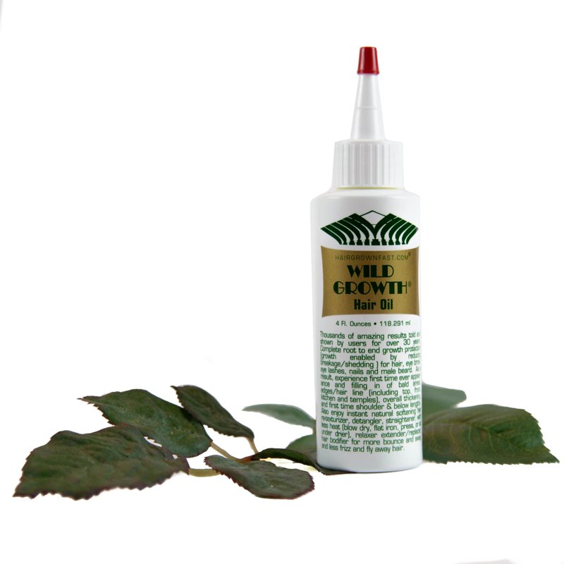 Wild Growth Hair Oil - 4 oz Plant-Based Treatment for Strong, Healthy Hair