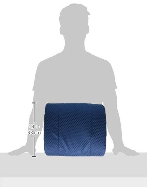 Carex Lumbar Support Pillow - Office Chair Back Support, Back Cushion and Lower Back Pillow - Desk Chair Back Support