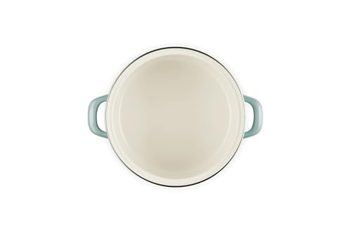 Le Creuset Enamel on Steel Traditional Petite Stockpot, 3.8qt., Sea Salt