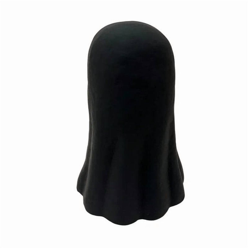Halloween Ghost Figurine - 10cm Black Spooky Resin Decor for Mantel & Tabletop - Variation K