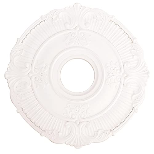 Livex Lighting 82030-03 Buckingham Ceiling Medallion, White Medium