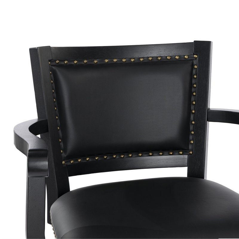 Broadmoor Extra Tall Swivel Bar Stool - Black