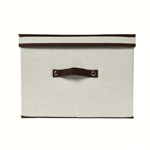 Household Essentials 547 Serving Piece Vision China Storage Box, Natural