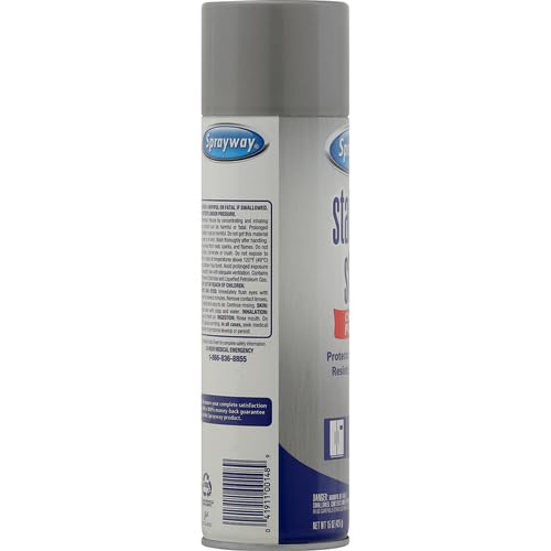 Sprayway Water-Based Stainless Steel Cleaner, 15 Fl Oz (Pack of 1)