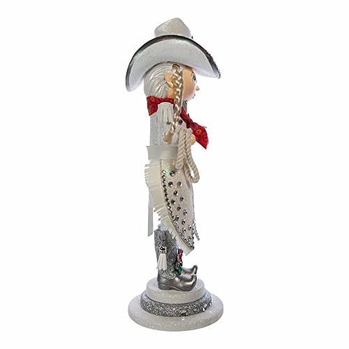 18-Inch Hollywood Rhinestone Cowgirl Nutcracker