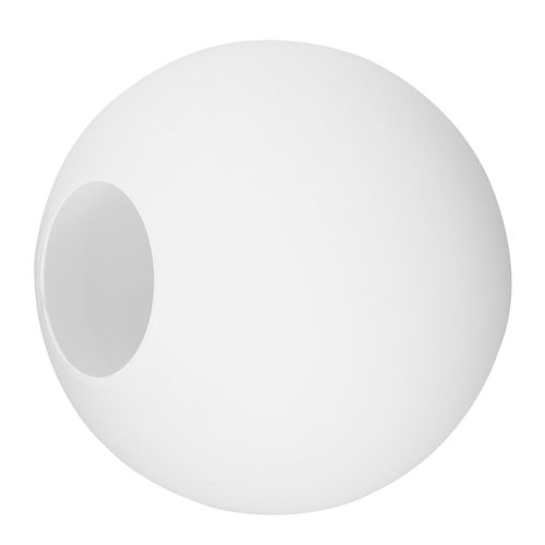 UKCOCO Frosted Globe Glass Replacement, White Lamp Shade Round Ball Chandelier Ceiling Lamp Cover for Pendant Wall Ceiling