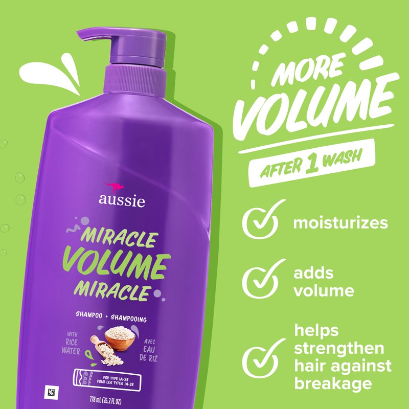 Miracle Volume Shampoo and Conditioner Set for All Hair Types