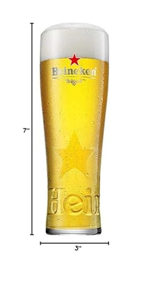 Heineken Holland Beer Glass 16oz- Set of 4
