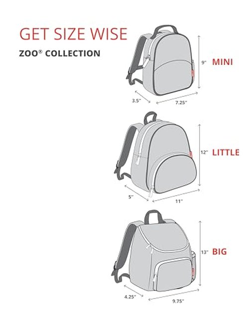 Skip Hop Kids Rolling Backpack, Zoo, Unicorn