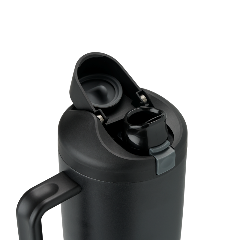FreeSip Insulated Stainless Steel Tumbler - 40oz - Very, Very Dark