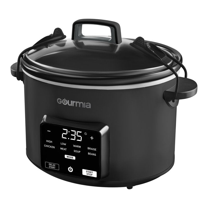 Programmable Slow Cooker 4.5 Qt with Digital Controls - Black