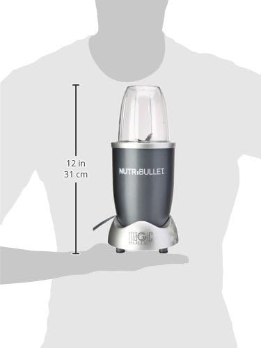 Nutribullet Tumbler and Blade Set - Deluxe Grey Design for Smoothies and Shakes