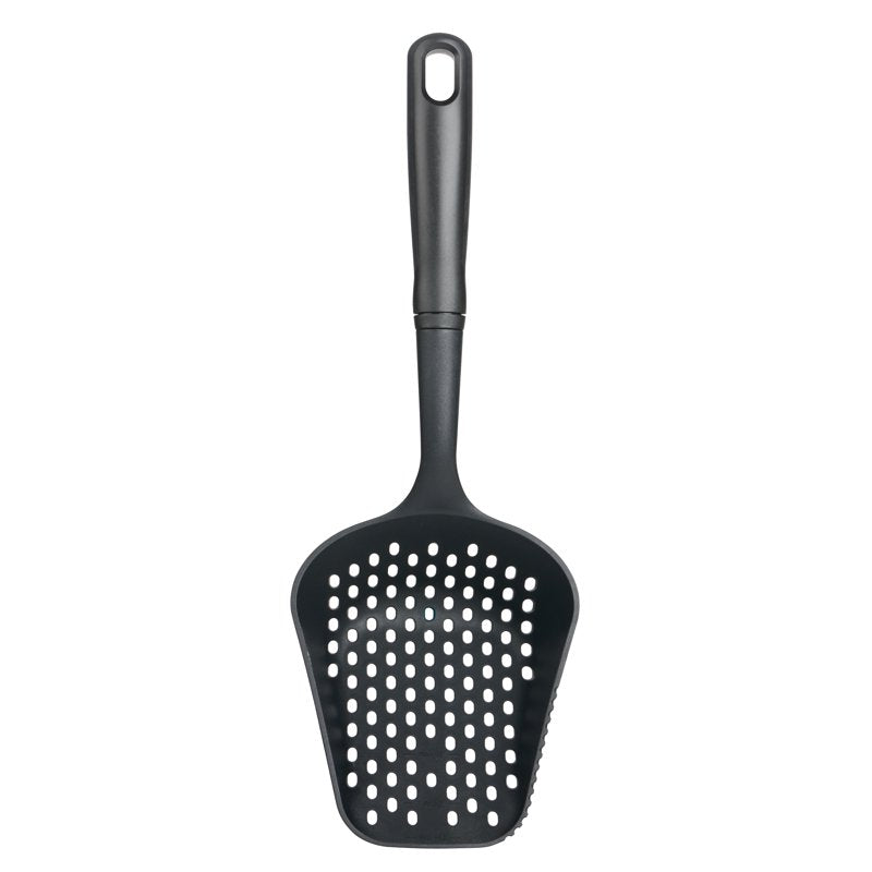 13.8-Inch Nylon Scoop Strainer - 2 Pack, Black