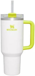 Stanley 40oz Stainless Steel H2.0 FlowState Quencher Tumbler - Frost & Electric Yellow Finish