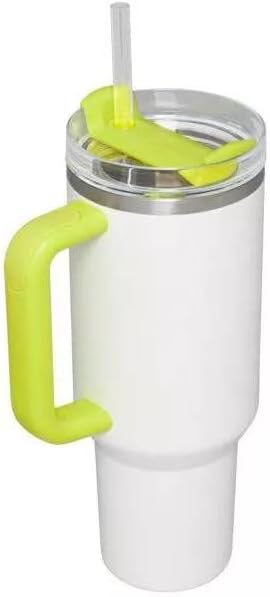Stanley 40oz Stainless Steel H2.0 FlowState Quencher Tumbler - Frost & Electric Yellow Finish