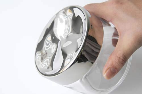 Alessi LC08 "Julieta" Jar, Silver, NULL