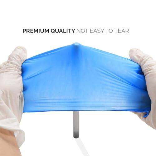 Jointown Basic Vinyl Exam Gloves-Safty Glove Latex & Powder-Free, Synmax Disposable Small (Case of 1000, Blue)