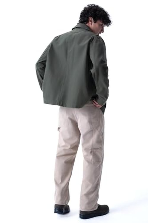 Chef Works Men's Utility Chore Coat, Olive, 3X-Large