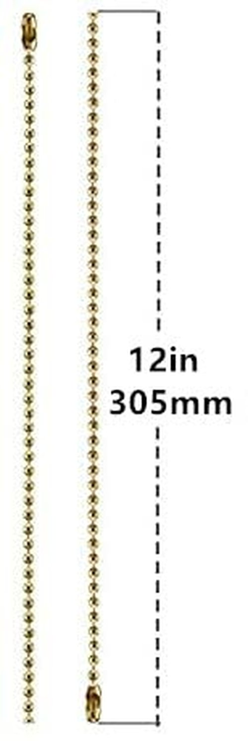 LuoQiuFa Ceiling Fan Pull Chain, 12 Inches Handle Ceramic Zipper Extension Chandelier Ceiling Fan Zipper 2pcs