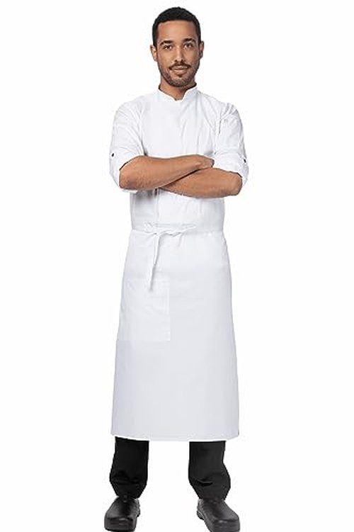 Chef Works Unisex Sustainable Hartford Chef Coat, White, Large