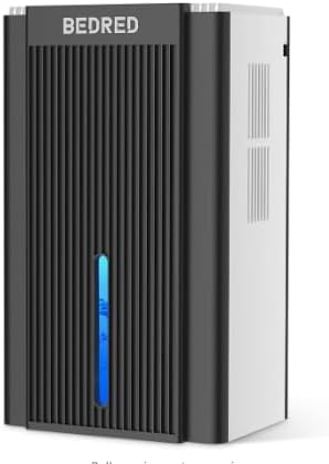 Skiennix 95OZ Dehumidifier for Home - Quiet Operation with Auto Shut Off & 7 Color Ambient Light | Ideal for 1000 Sq.Ft Spaces (White/Black)