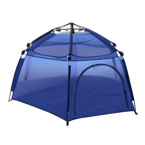 Alvantor® Baby Playpen Pop Up Play Yard 84"x84"x44”Large Kids Play Tent Indoor Outdoor Playhouse Mesh Play Pen, Mosquito Net Playpen Camping Beach Playground for Babies Toddlers Infant, Navy