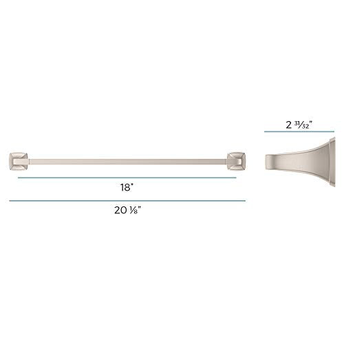 Pfister BTB-BS1K Bronson 18 inch-Towel Bar, Brushed Nickel