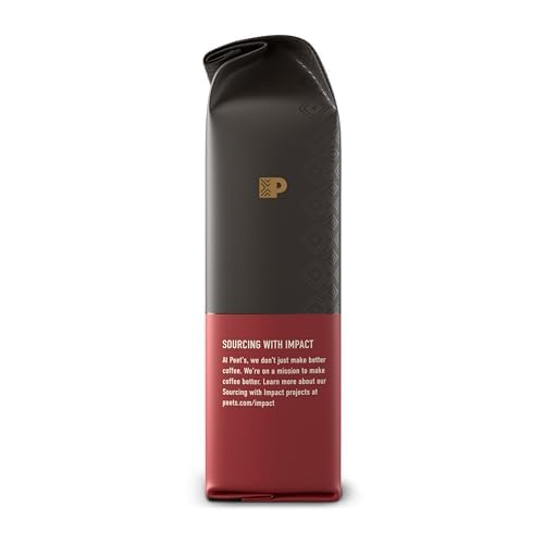 Peet's Coffee USDA Organic Dark Roast Ground Coffee - 100% Arabica French Roast, 18 Ounce Bag