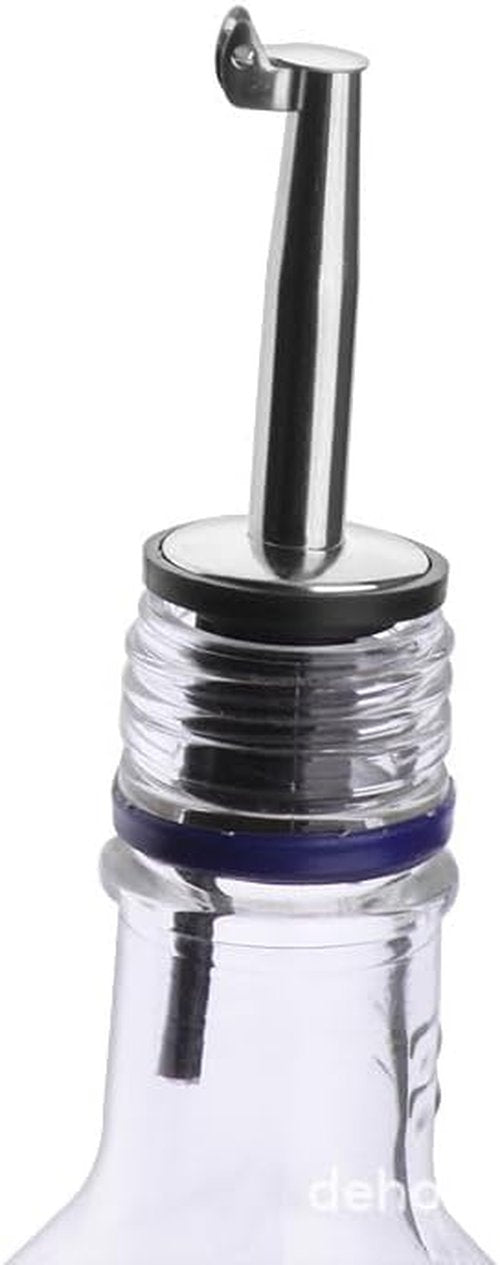 2 Pack Oil Pourers with Flip Top, Olive Oil Dispenser, Speed Pour Spouts for 3/4" Bottle Mouth