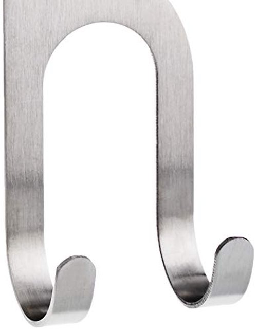 Mercer Culinary Double Hooks For Magnet Bar, Silver, 2 Pack