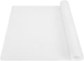 Skiennix Thick Silicone Counter Mat - Heat Resistant Kitchen Table Protector | Large 23.4" x 15.6" Clear