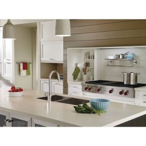 Moen YB0403BN Align Modern Single Robe Hook, Brushed Nickel