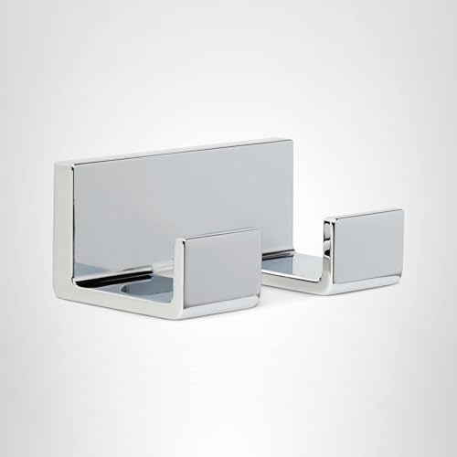 DELTA FAUCET 77736 Vero Wall Mounted Double Towel Hook in Polished Chrome