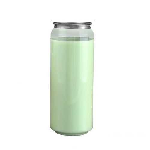ABUKE 16.9OZ(500ml) Disposable Juice Bottles 100 Pack - Plastic Sealable Can Cups with Easy Tear Lids for Boba, Smoothie, Drinking, Clear Beverage Container (16.9, Fluid Ounces)