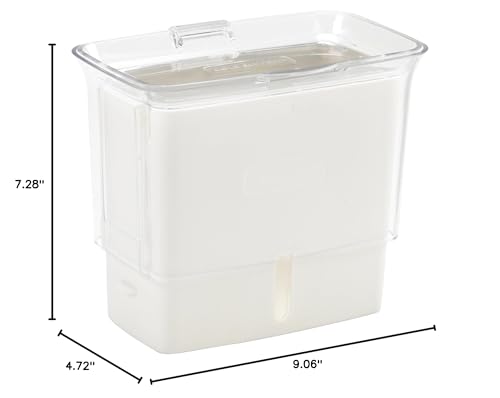 Cole & Mason Fresh Herb Keeper - Acrylic Storage Container for Refrigerator - Storage for Herbs & Vegetables for Fridge - Fresh Herb Keeper
