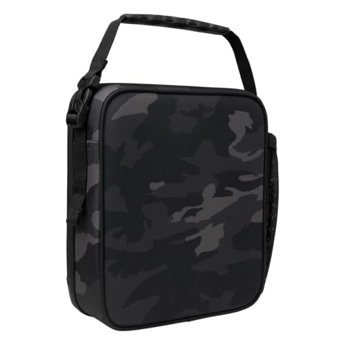 UA Scrimmage 3 Lunchbox Black Woodland Camo OSFA
