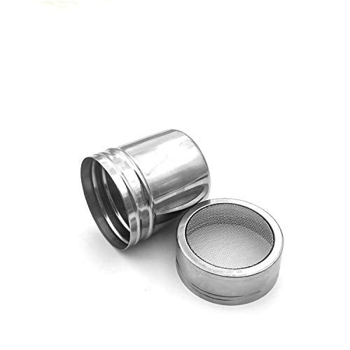 Stainless Steel Shaker Sifter Dispenser Duster Container for Flour, Sugar, Baking Soda, 1 Pack