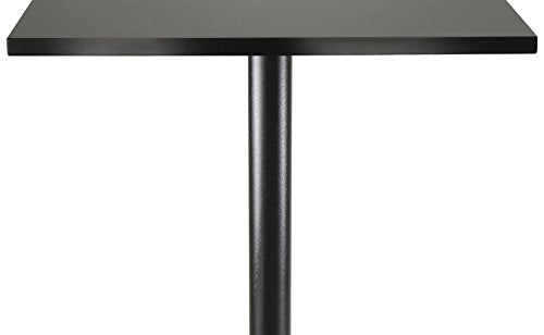 Winsome Obsidian Tall Square Dining Table, for Kitchen, Dining Room, 35", Black