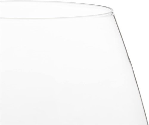 Luigi Bormioli Atelier Stemless Pinot Noir Wine Glass, 20-Ounce, Set of 6