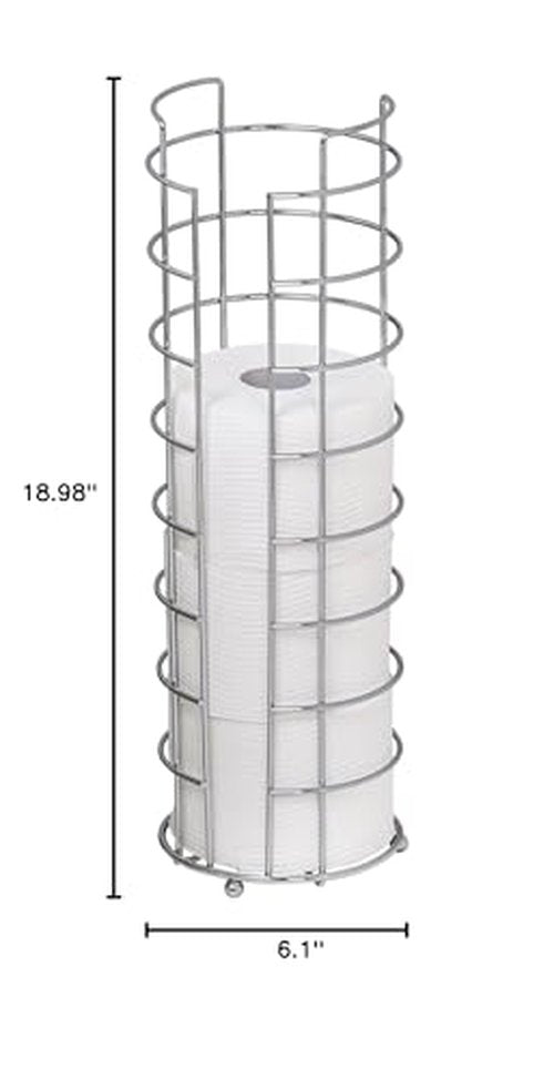 Honey-Can-Do Toilet Paper Holder, Satin Nickel