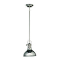 Kichler Hatteras Bay 10.25" 1 Light Mini Pendant Polished Nickel