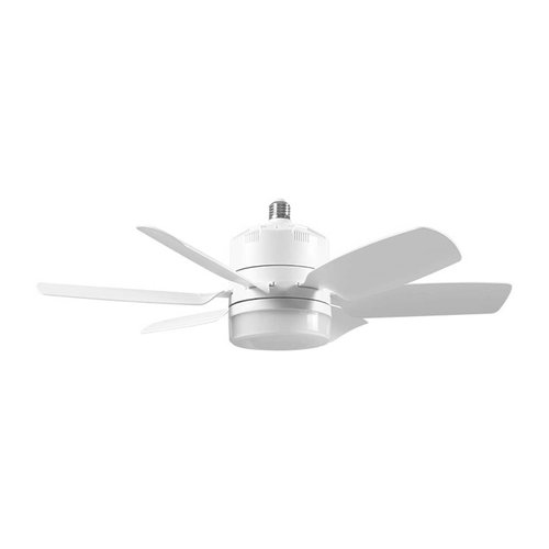Lsliangmei Fan with ceiling light and remote control, no wiring required, 6 speed settings, suitable for indoor and kitchen use