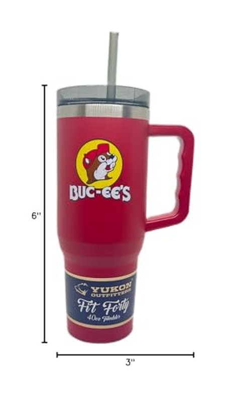 Buc-ee's Insulated Tumbler with USA Pride Sticker