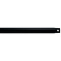 Kichler 360000SBK Accessory Fan Down Rod 12-Inch, Satin Black